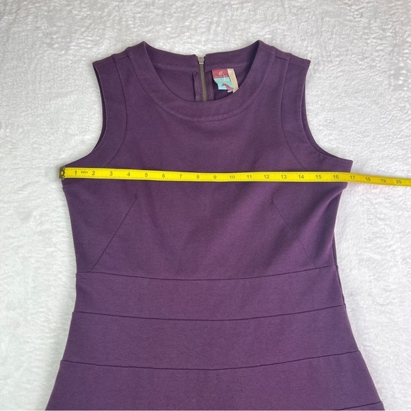 Matilda Jane Character Counts Purple A Line Dress Women's Medium - Picture 6 of 9